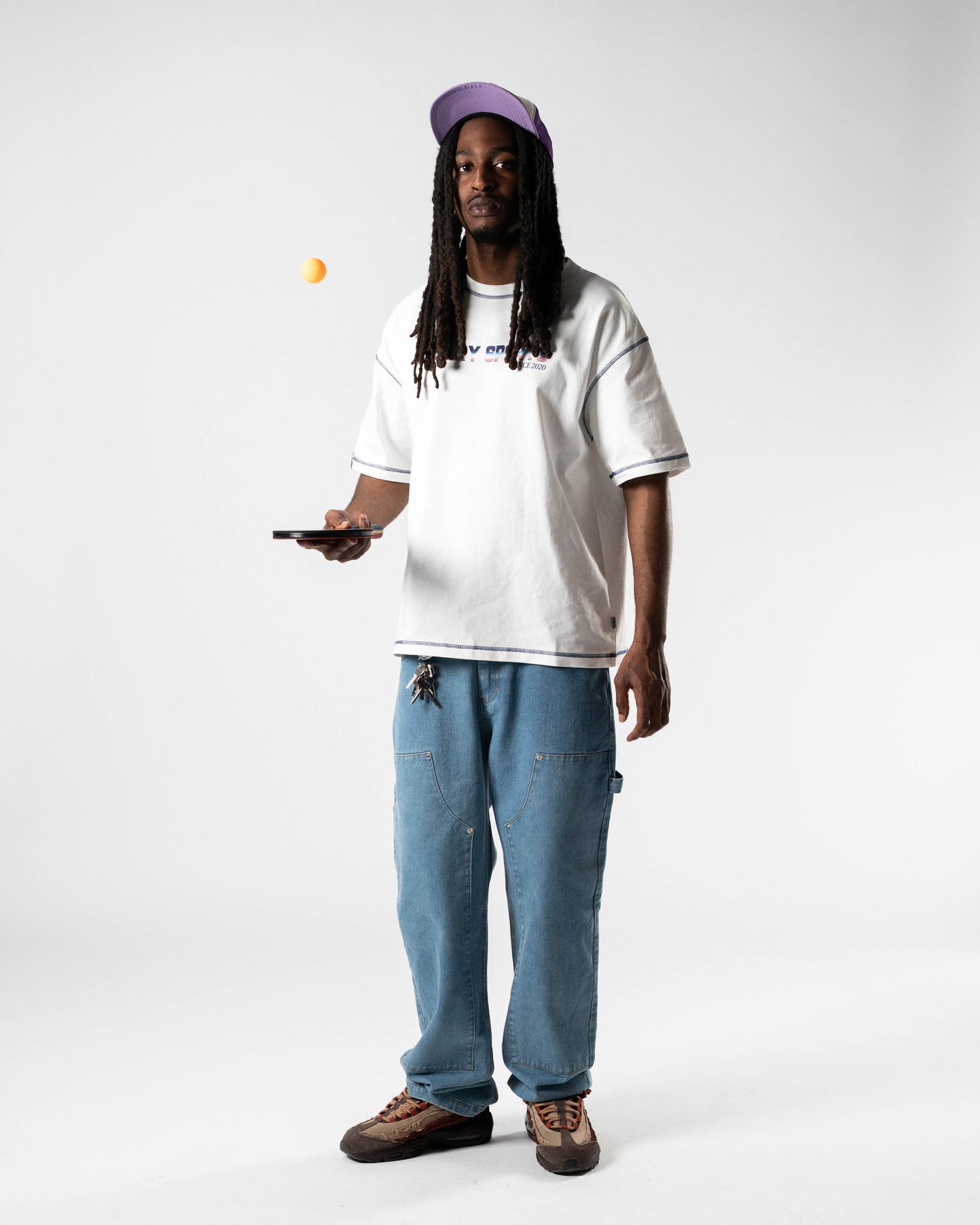 BLURRY SPORTS T-Shirt (White/Multicolor)