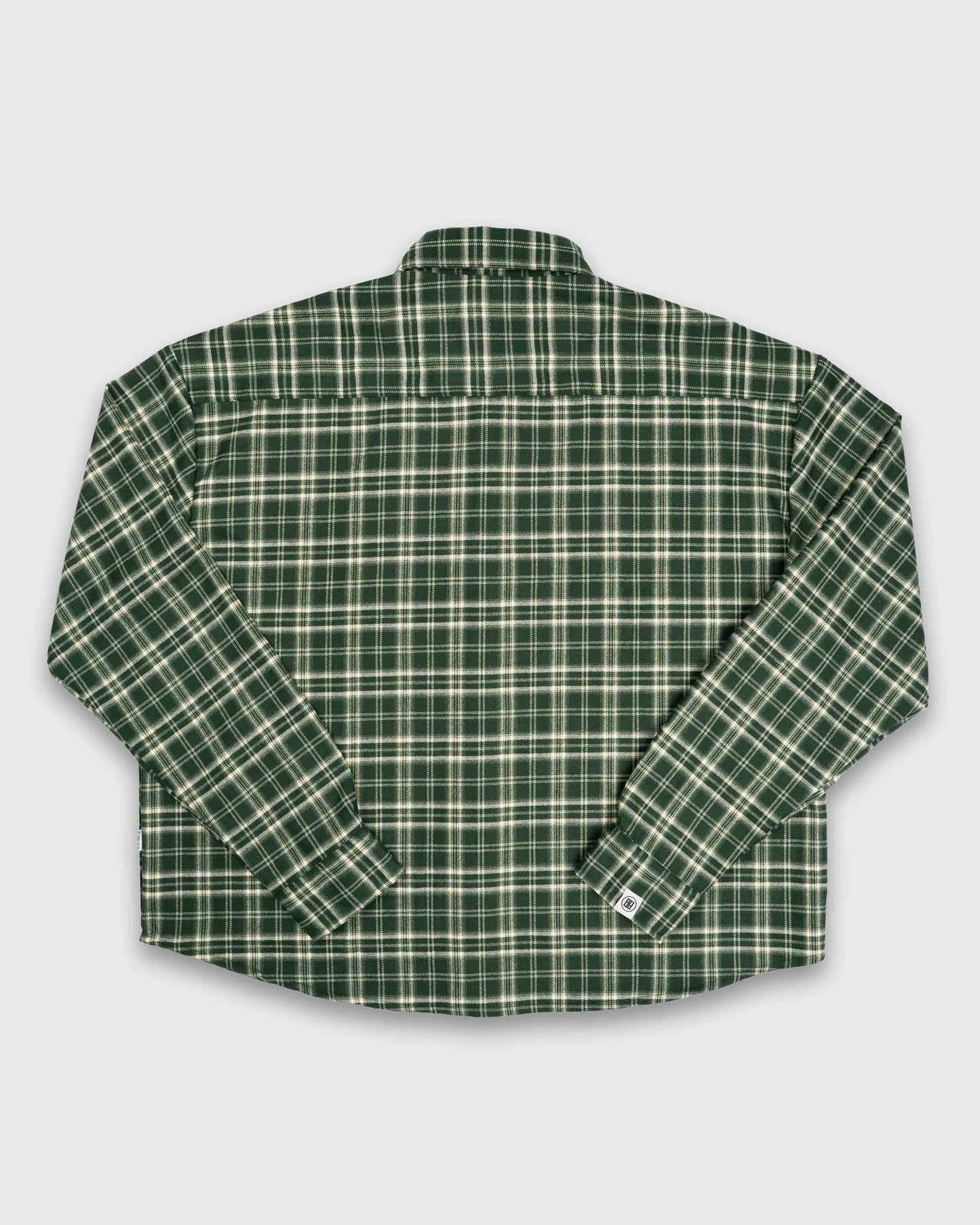 BLURRY RTM Flannel Shirt (Green/White)