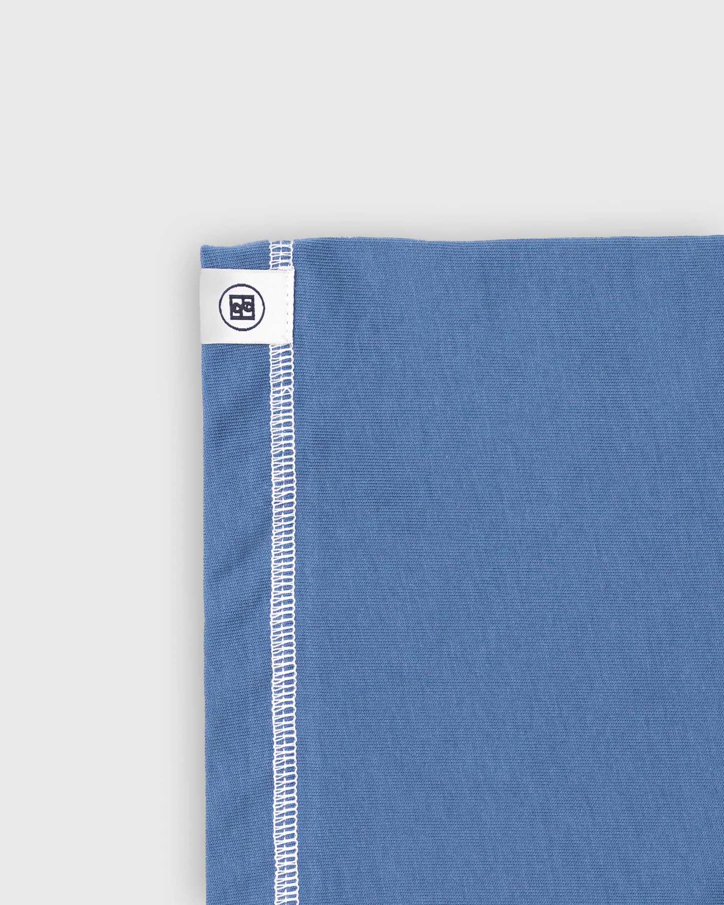 BLURRY PALESTINE POSTAGE STAMP T-Shirt (Steel Blue/White)