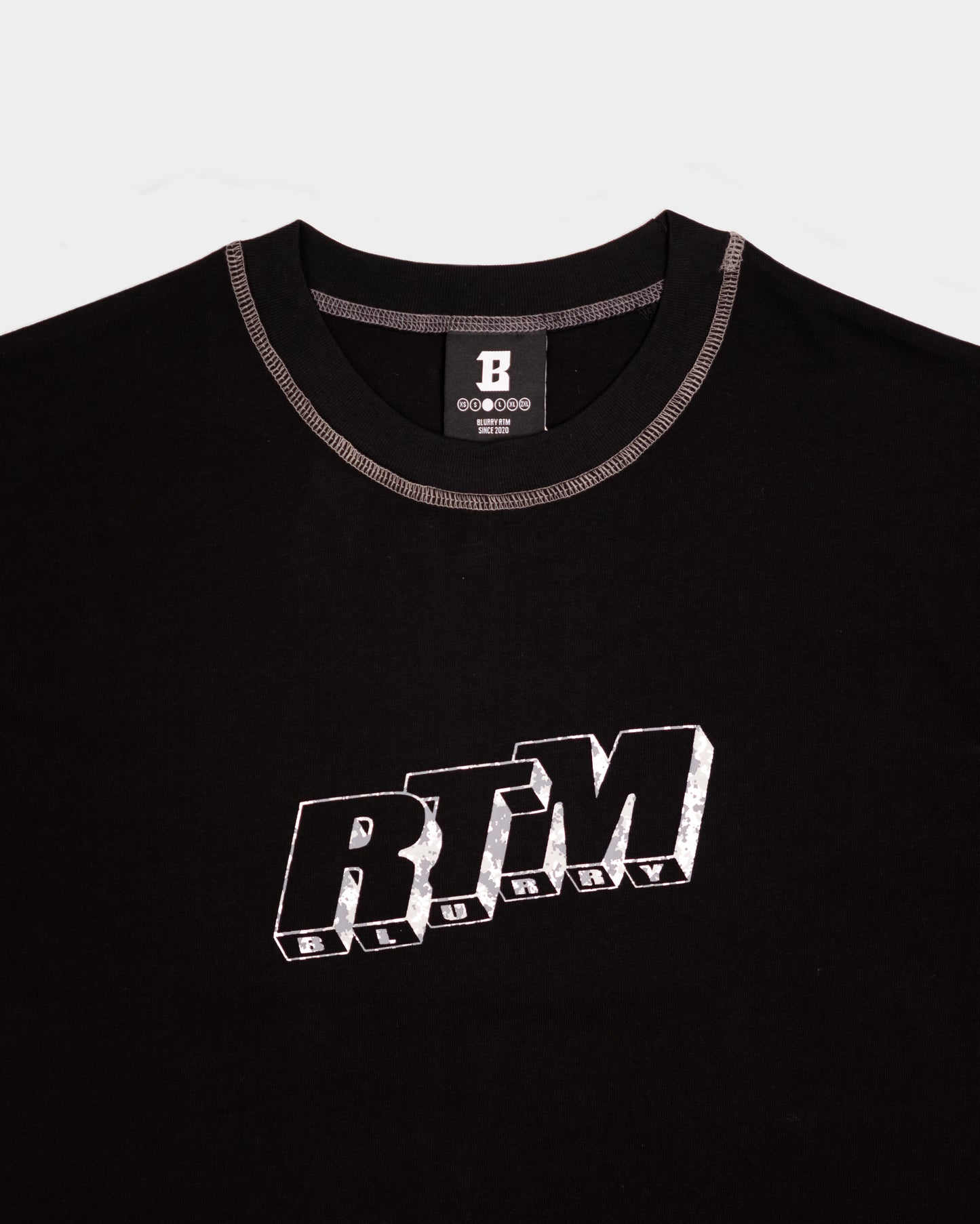 BLURRY RTM Camo T-shirt (Black/Camo)