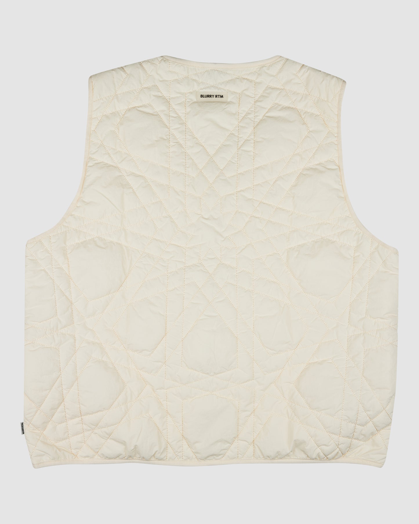 BLURRY RTM Arabesque Quilted Vest (Cream Beige)