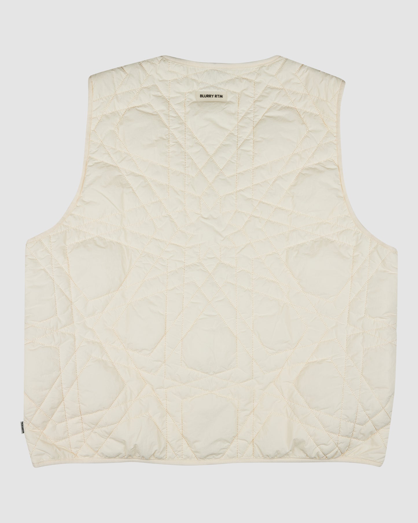 BLURRY RTM Arabesque Quilted Vest (Cream Beige)