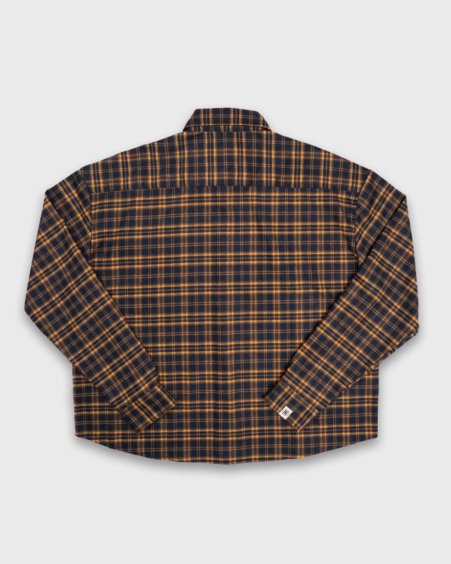 BLURRY RTM Flannel Shirt (Blue/Orange)