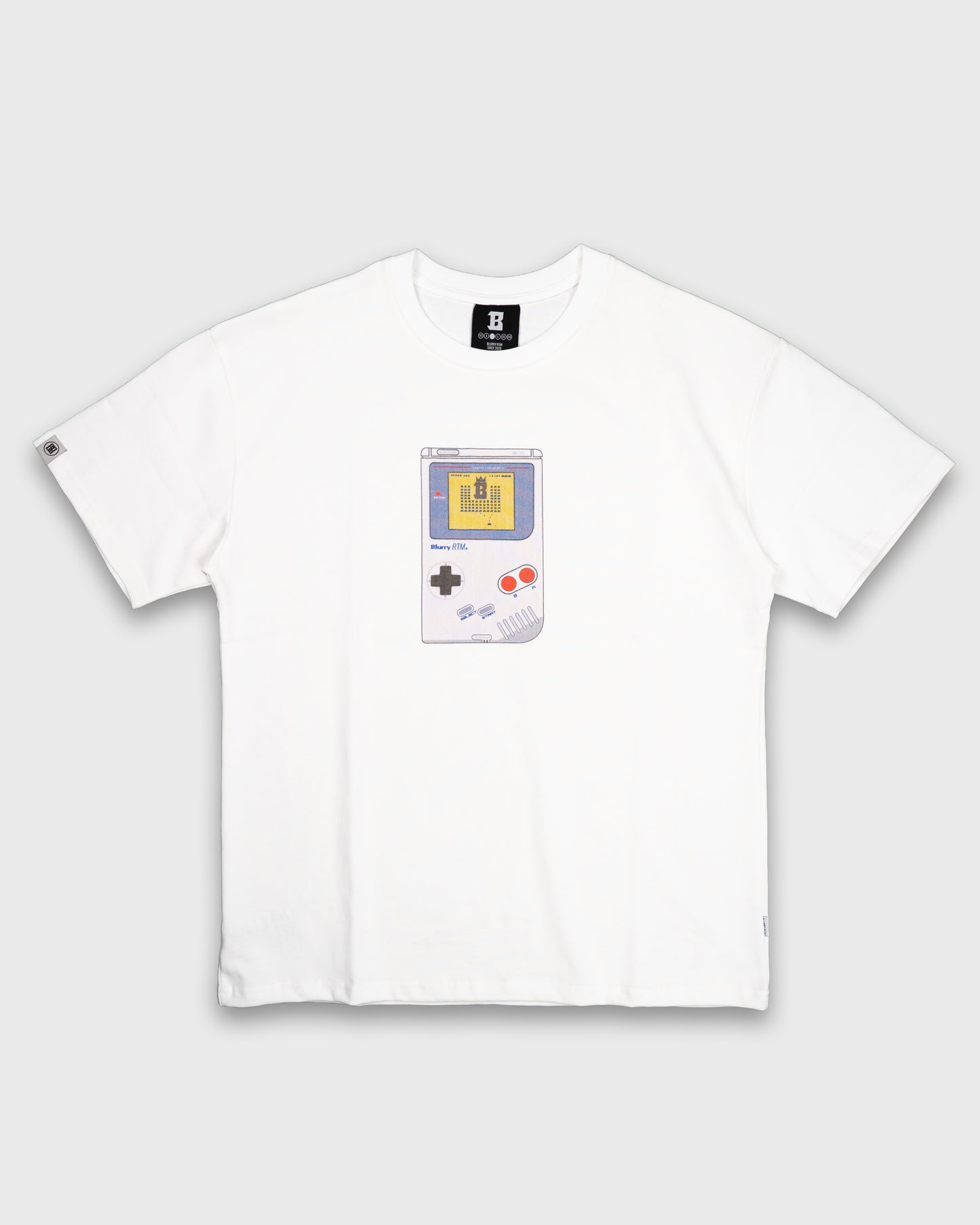 BLURRY GAMEBOY T-SHIRT (White/Multicolor)