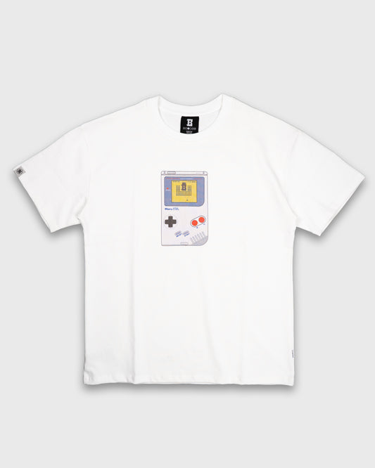 BLURRY GAMEBOY T-SHIRT (White/Multicolor)
