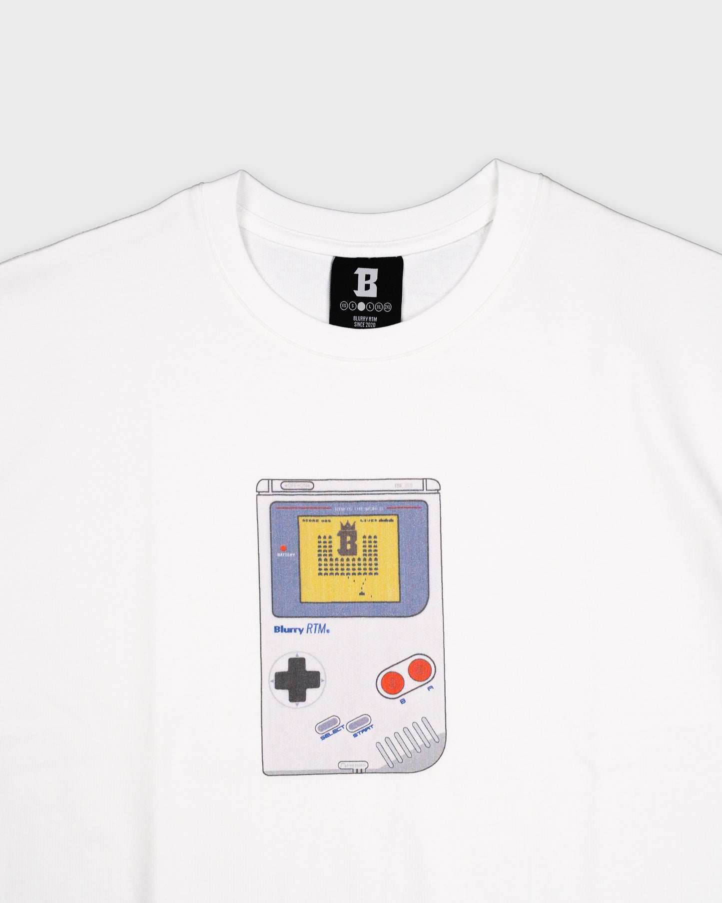 BLURRY GAMEBOY T-SHIRT (White/Multicolor)