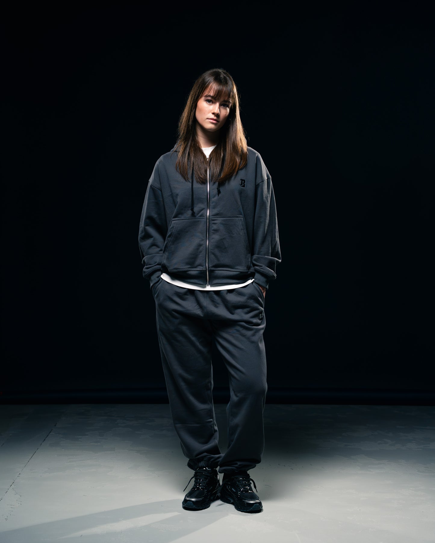 BLURRY RTM Cotton Sweatpants (Charcoal Grey)