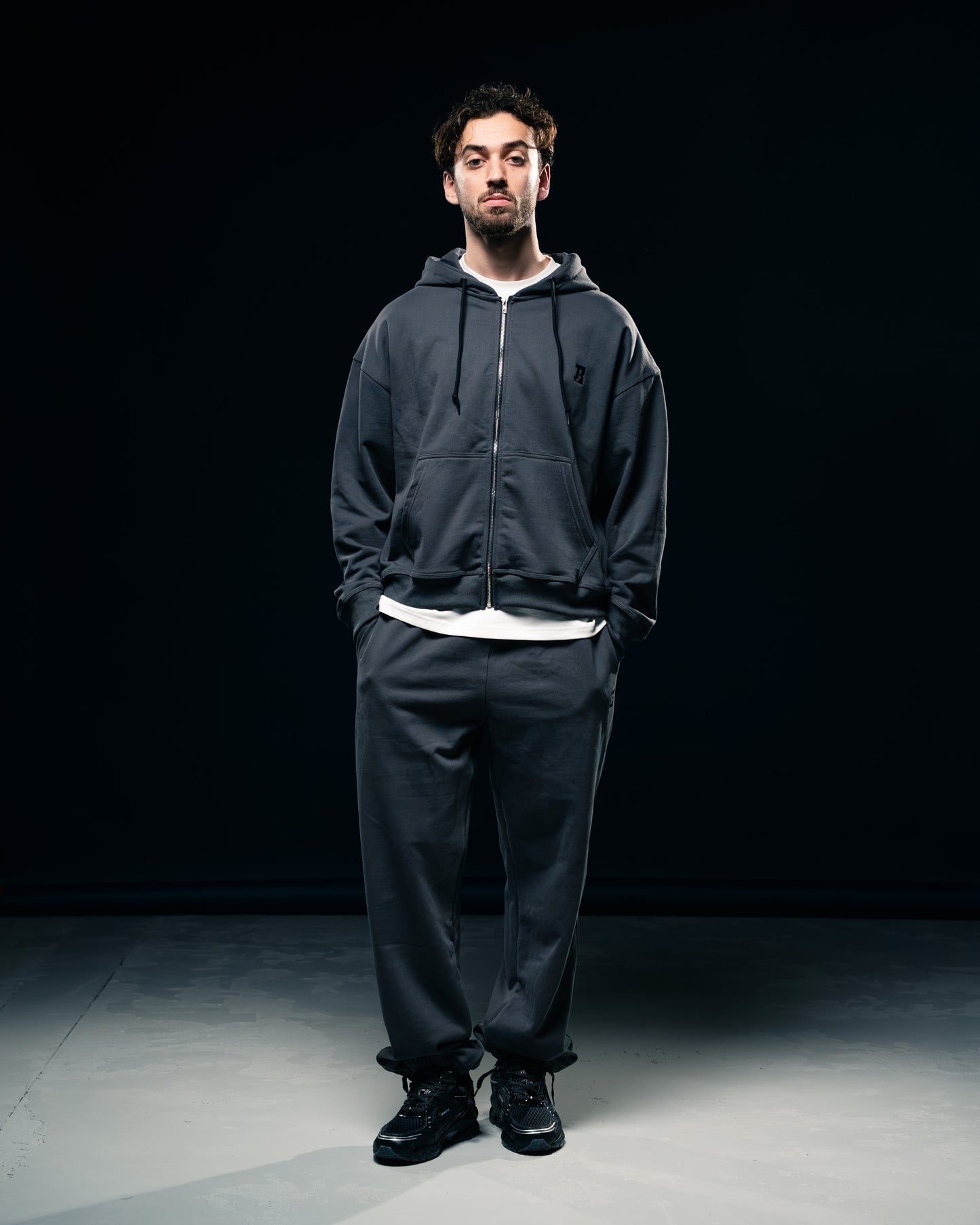 BLURRY RTM Cotton Sweatpants (Charcoal Grey)