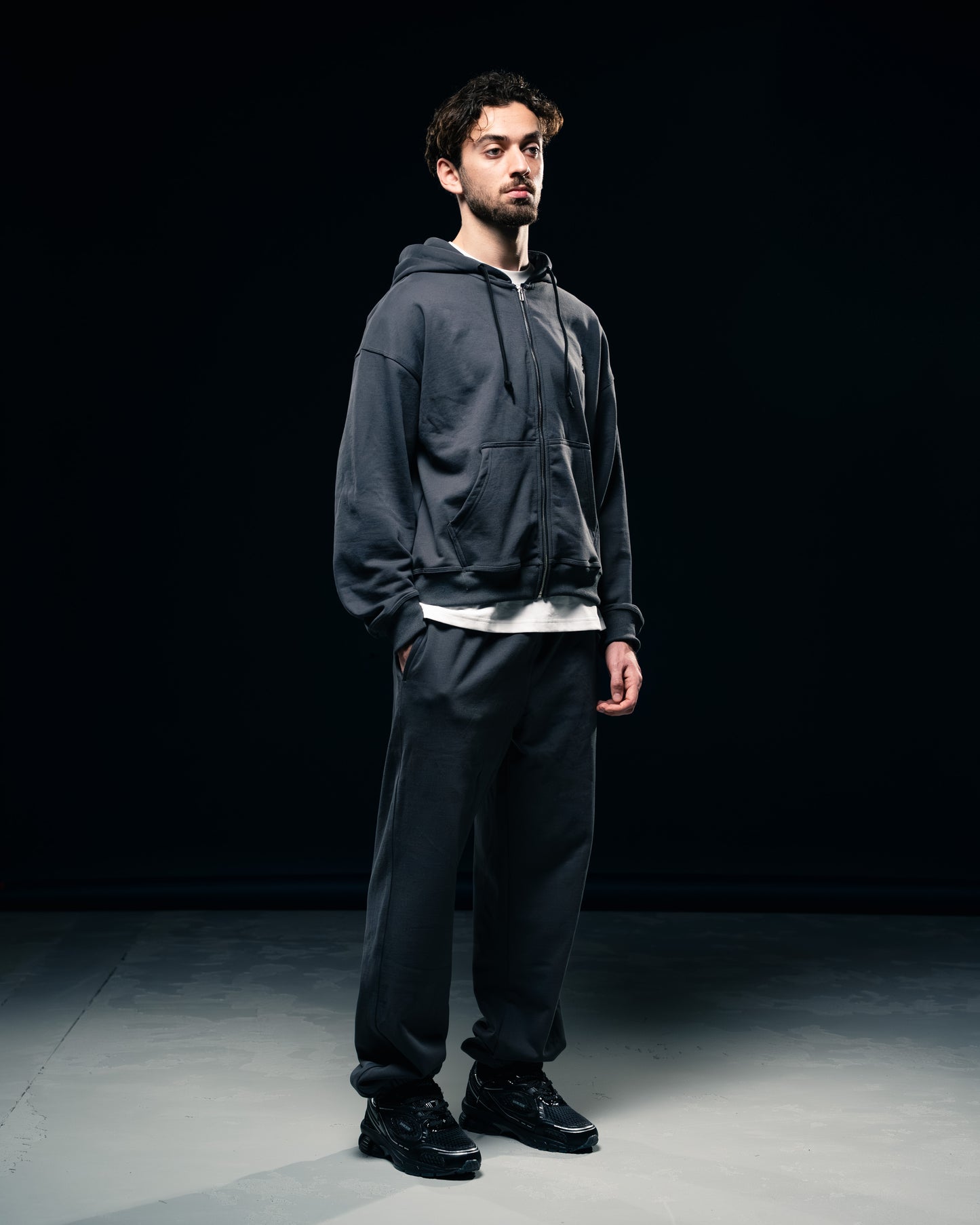 BLURRY RTM Cotton Sweatpants (Charcoal Grey)