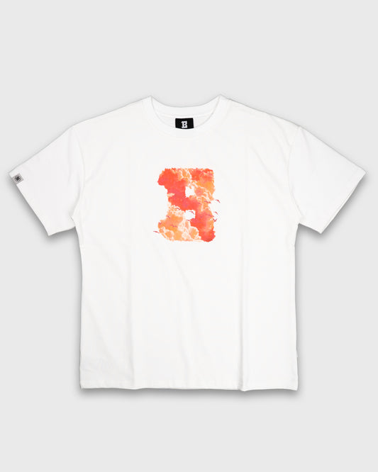 BLURRY RTM 5 Year Anniversary Cloud T-shirt (White/Pink)