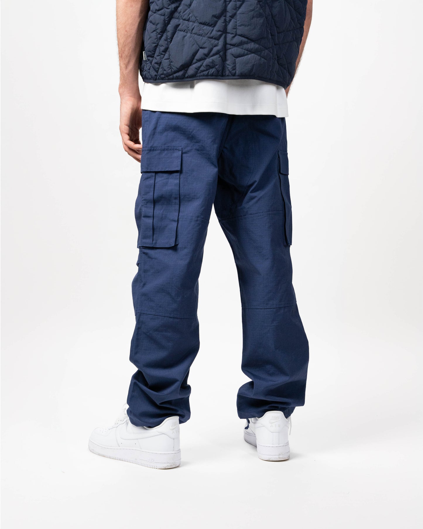 BLURRY RTM Cargo Pants (Navy Blue)