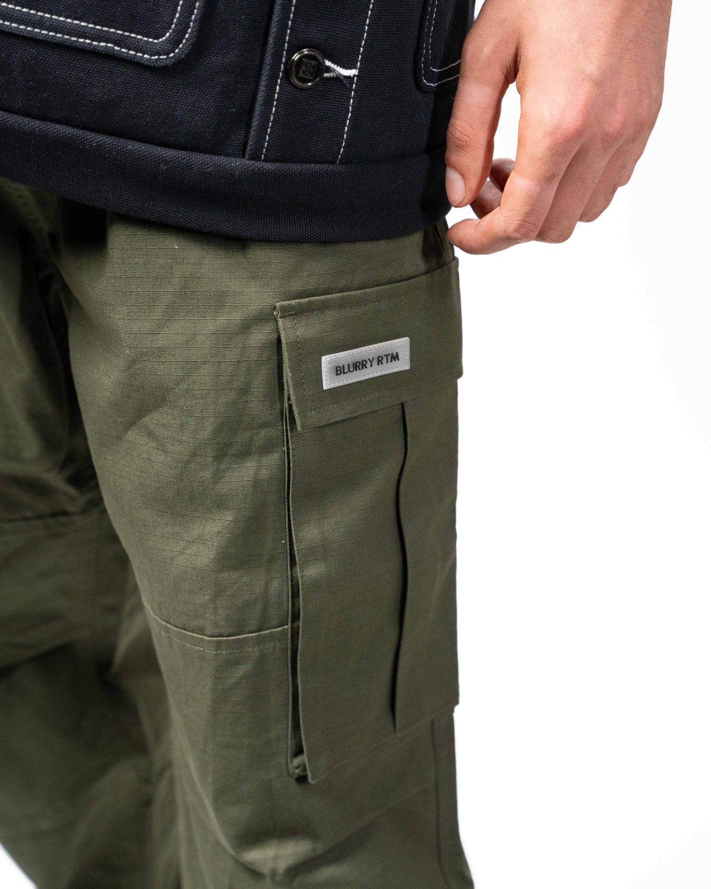BLURRY RTM Cargo Pants (Army Green)