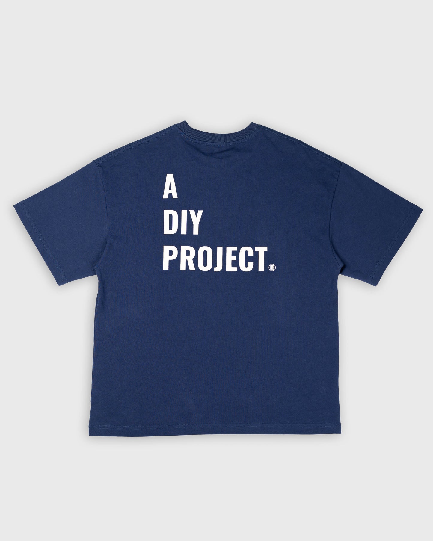 BLURRY RTM A DIY PROJECT T-Shirt (Navy Blue/Beige)