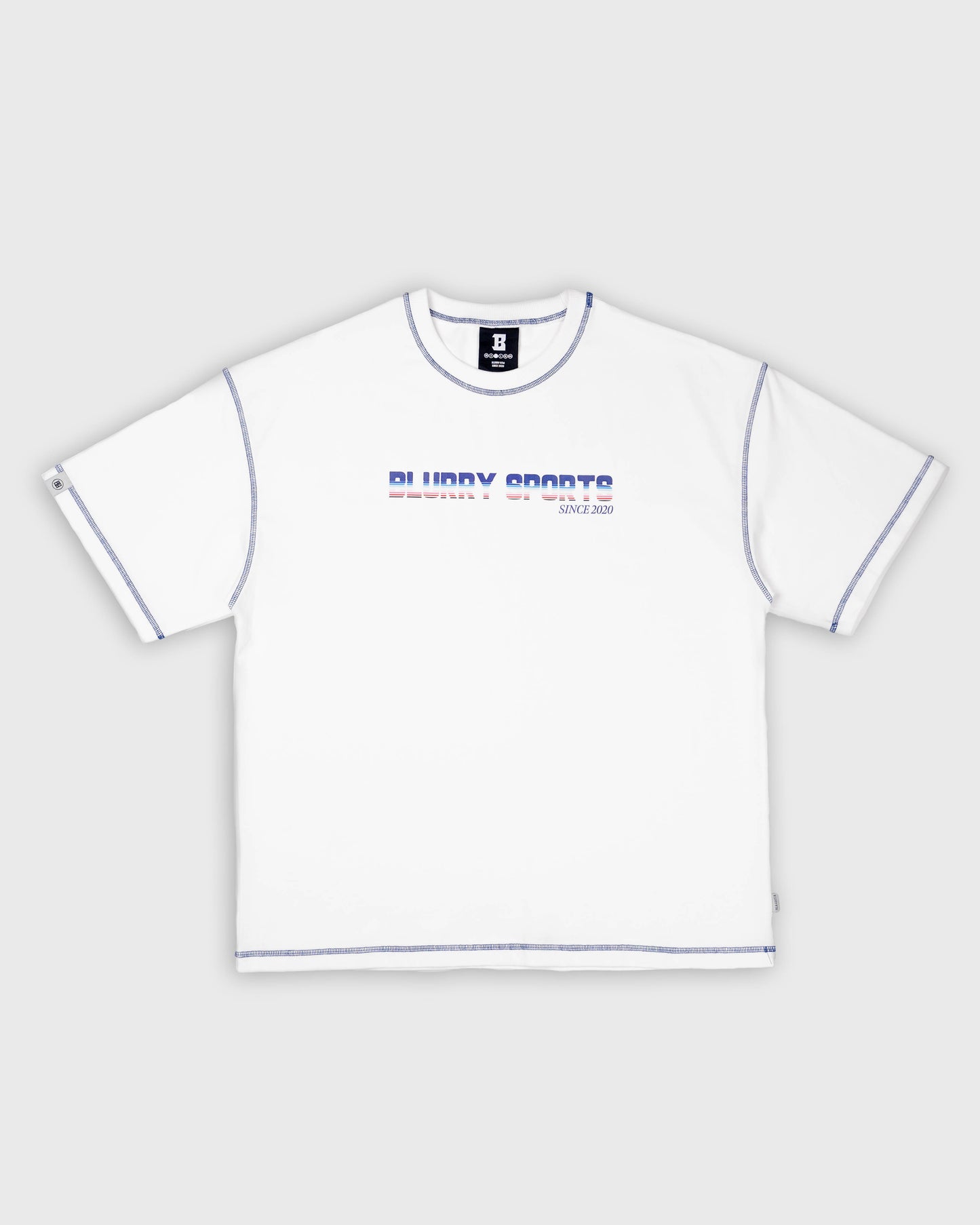 BLURRY SPORTS T-Shirt (White/Multicolor)