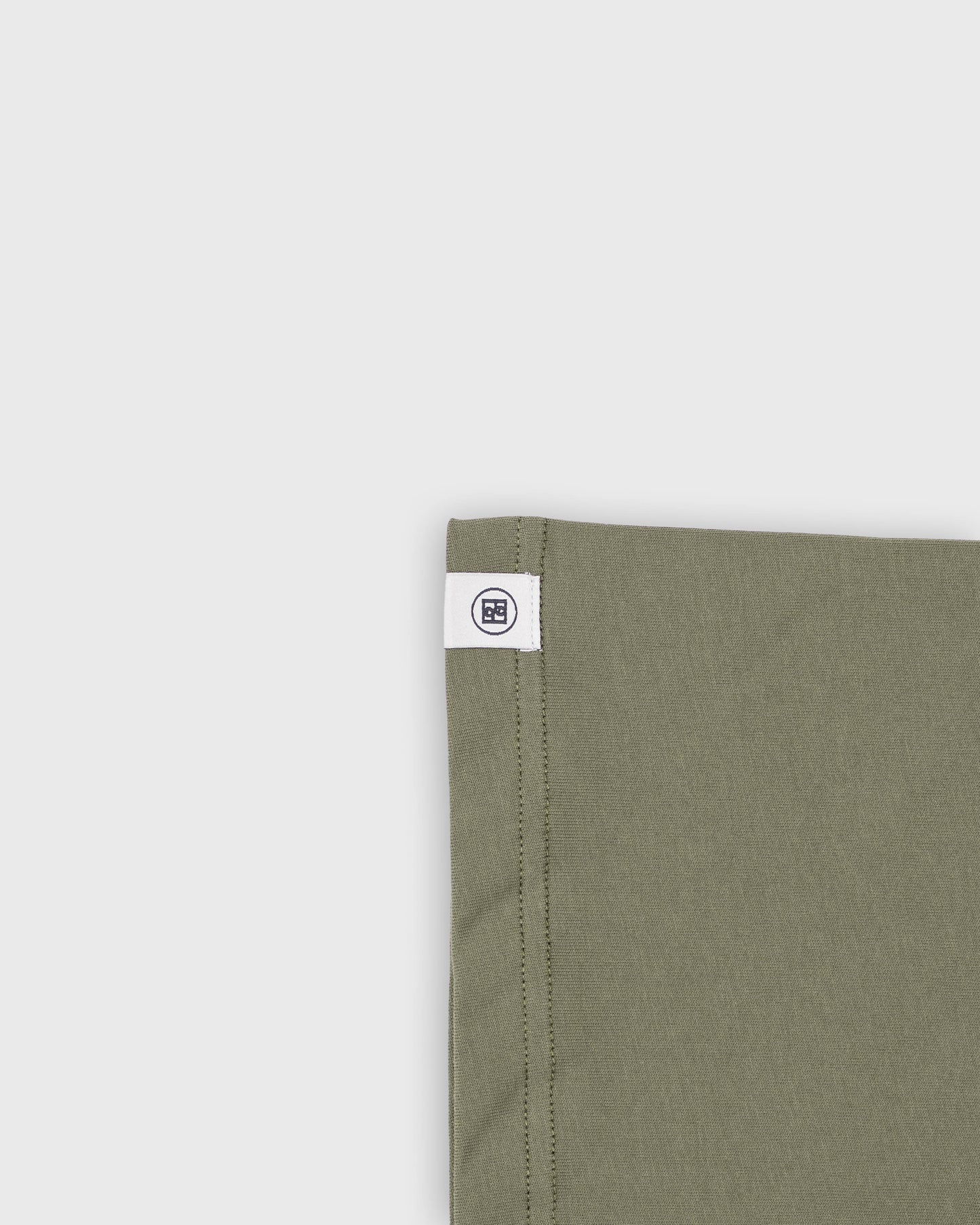 BLURRY PALESTINE POSTAGE STAMP T-Shirt (Olive Green/White)
