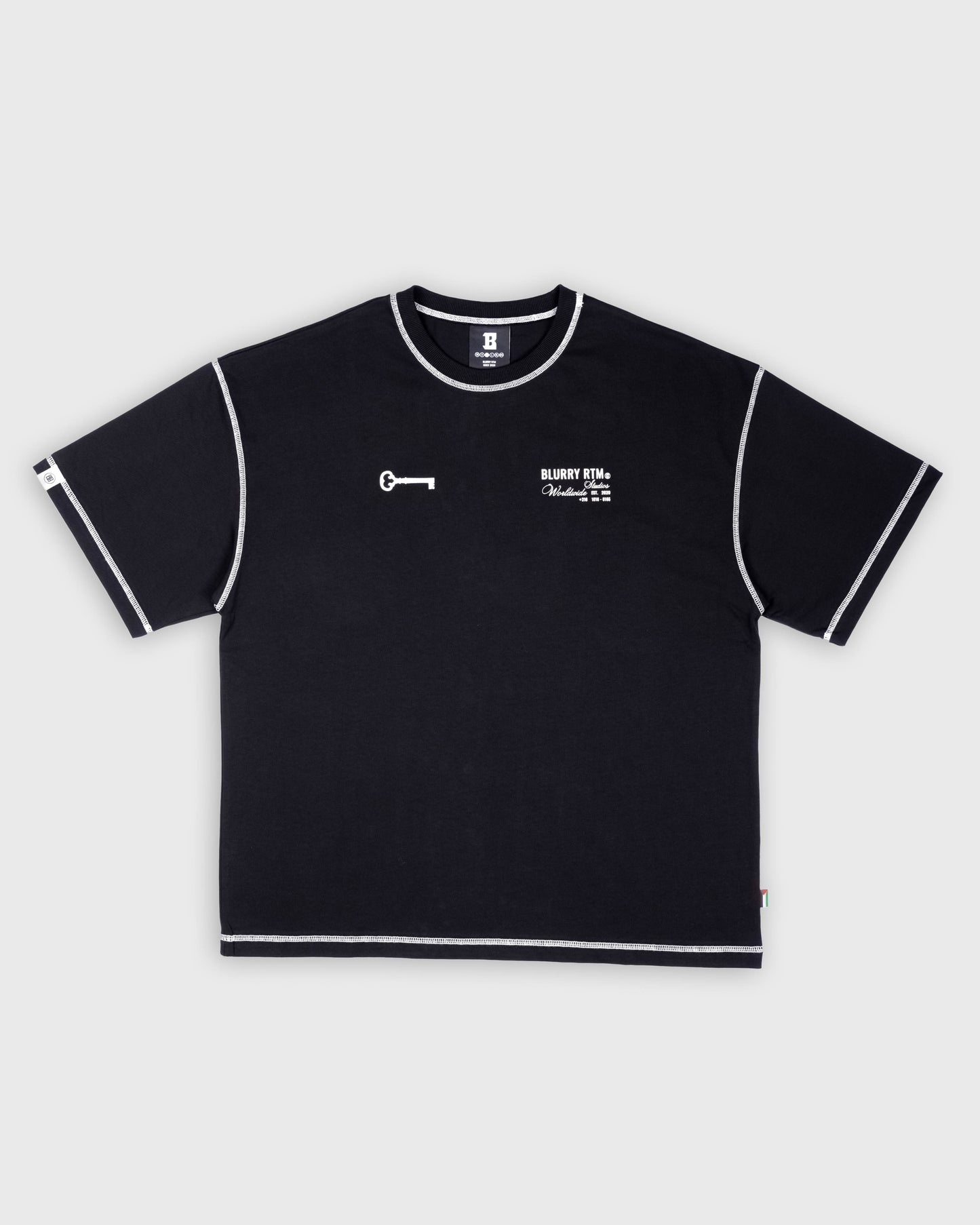 BLURRY HANDALA T-Shirt (Black/White)