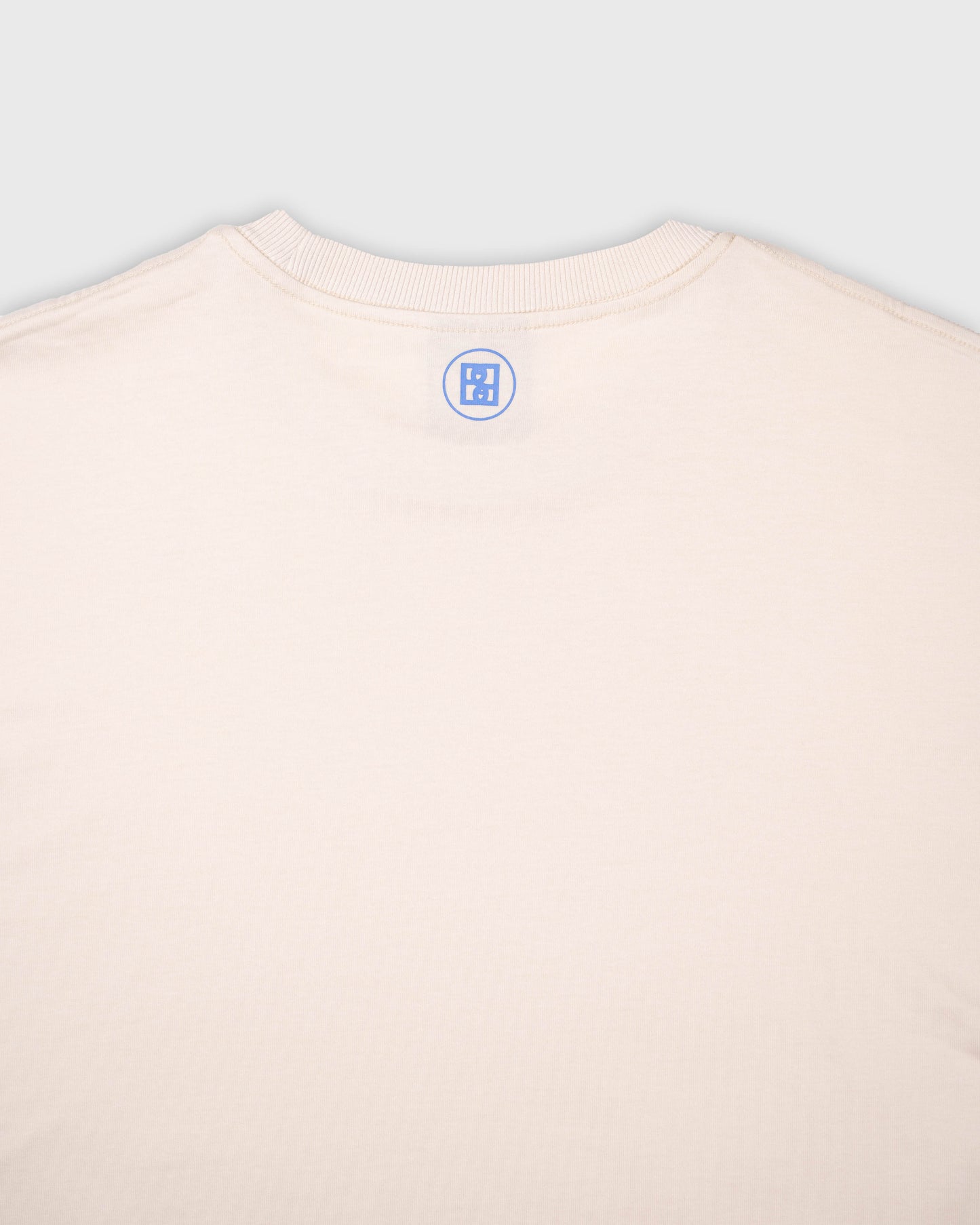 BLURRY RTM POSTAL SERVICE T-Shirt (Cream/Blue)