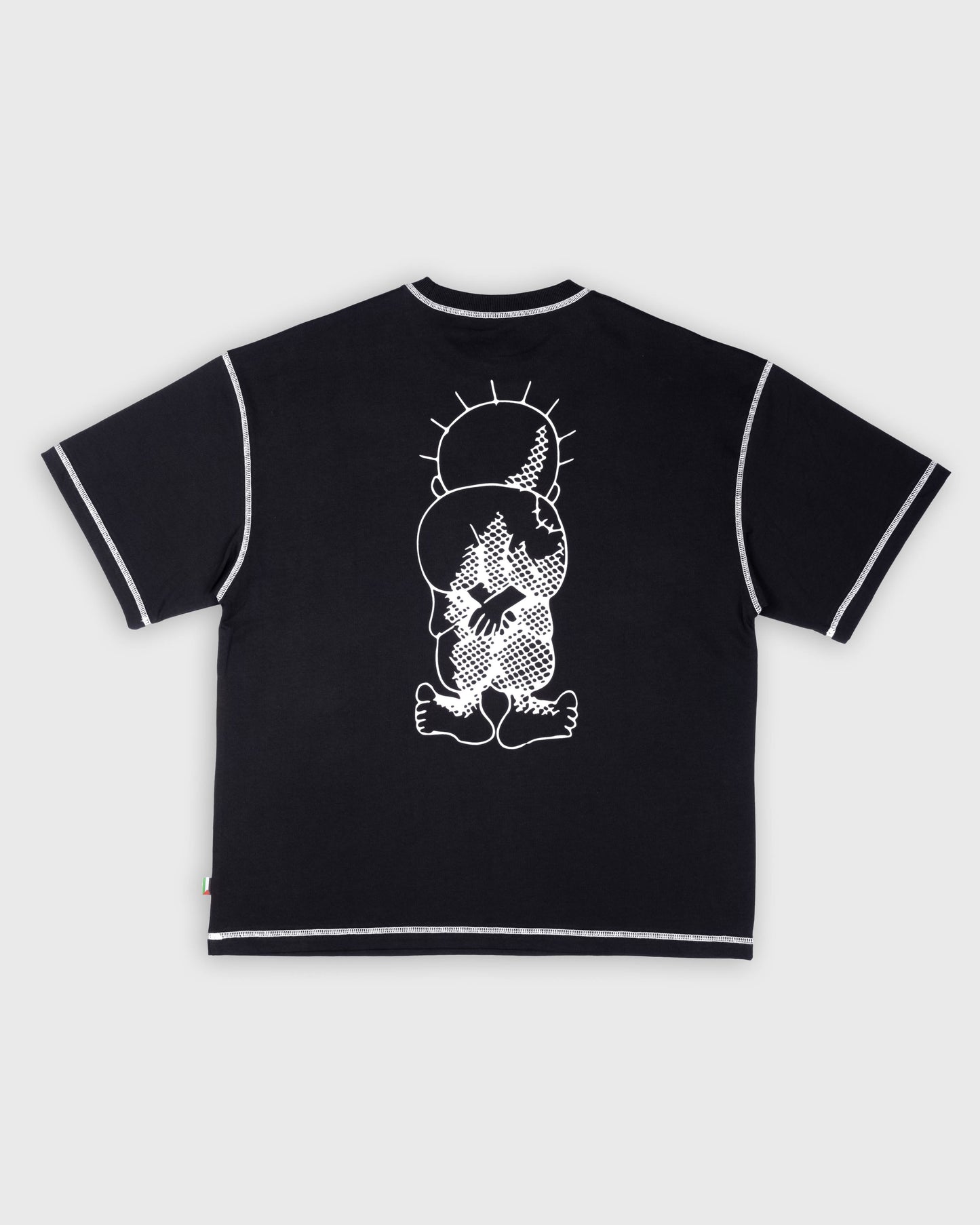 BLURRY HANDALA T-Shirt (Black/White)