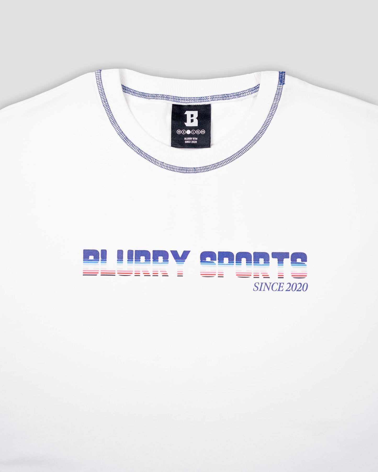 BLURRY SPORTS T-Shirt (White/Multicolor)