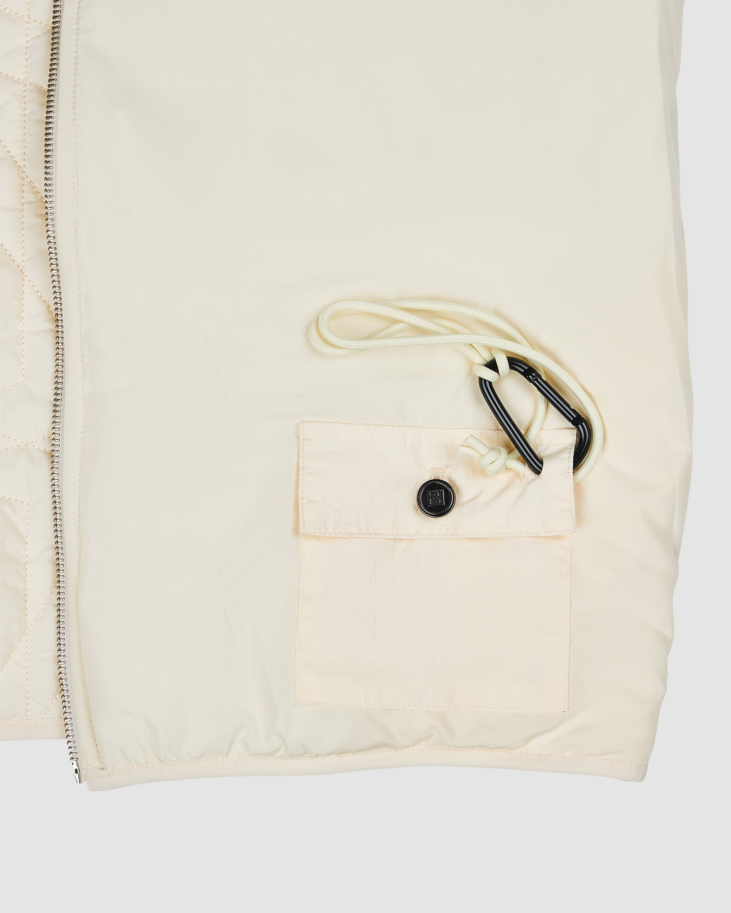 BLURRY RTM Arabesque Quilted Vest (Cream Beige)