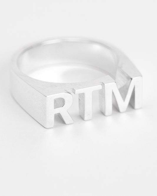 BLURRY Silver RTM Ring