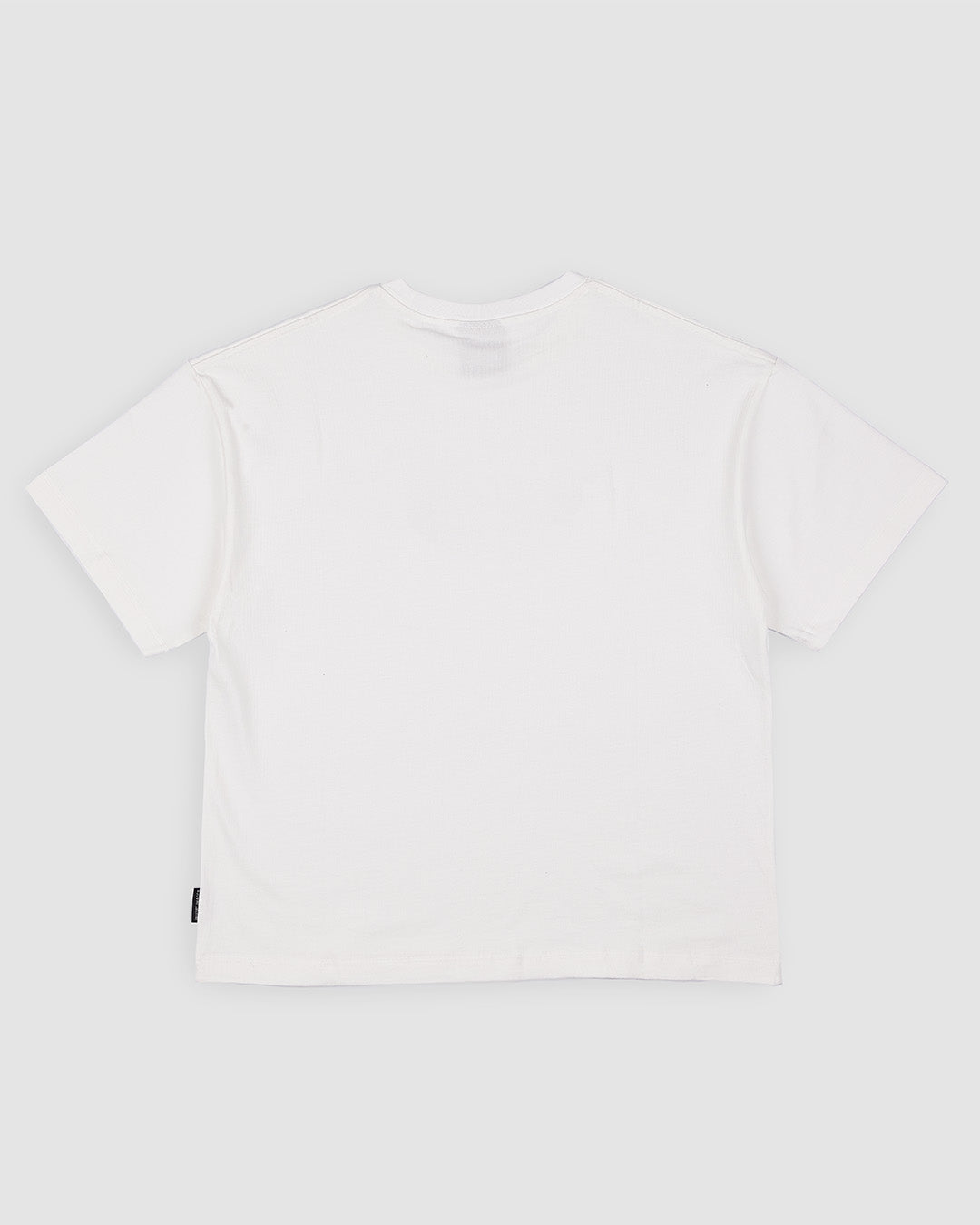 Blurry Script (White/Navy Blue)