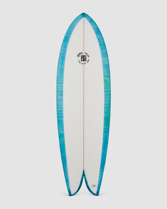 Blurry Retro Fish Surfboard